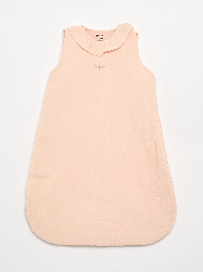 Saco de dormir con cuello de fantasía Rosa - Kiabi