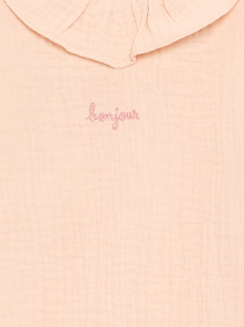Saco de dormir con cuello de fantasía Rosa - Kiabi