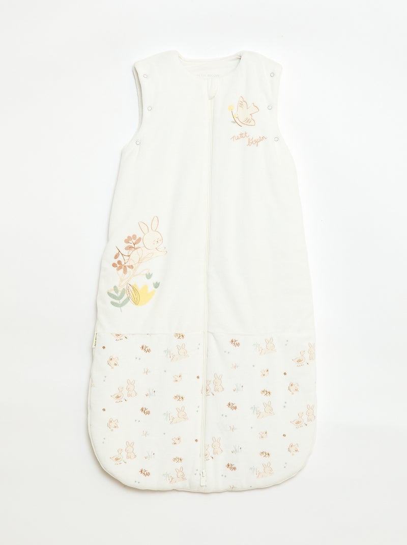 Saco de dormir con mangas extraíbles TOG3 Blanco - Kiabi
