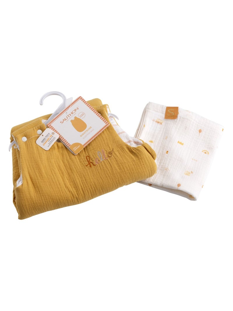 Saco de dormir de algodón - SAUTHON Amarillo - Kiabi