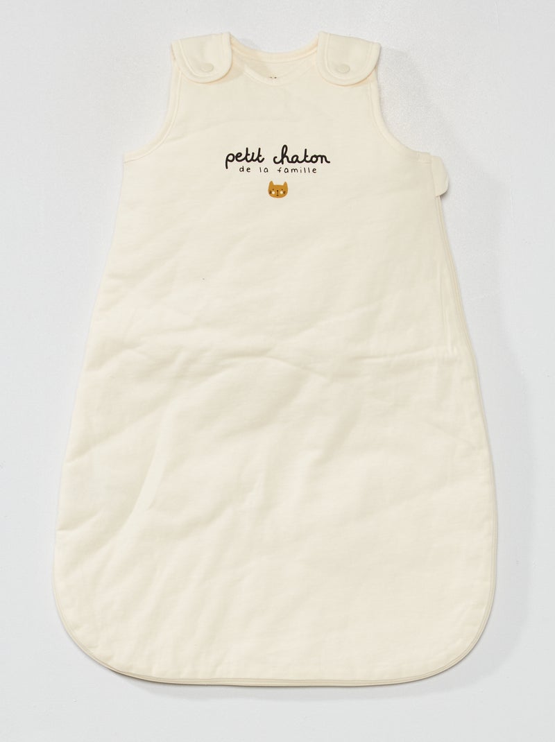 Saco de dormir de algodón - TOG 2 BLANCO - Kiabi