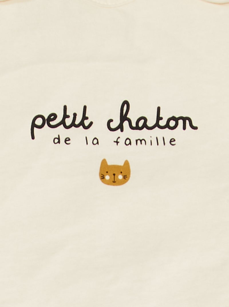 Saco de dormir de algodón - TOG 2 BLANCO - Kiabi