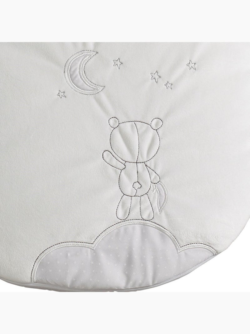 Saco de dormir de algodón bordado para - SAUTHON Blanco Gris - Kiabi