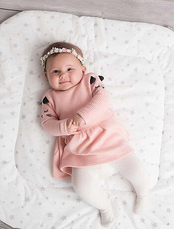 Saco de dormir de arrullo minky reversible, stella | SEVIRA KIDS