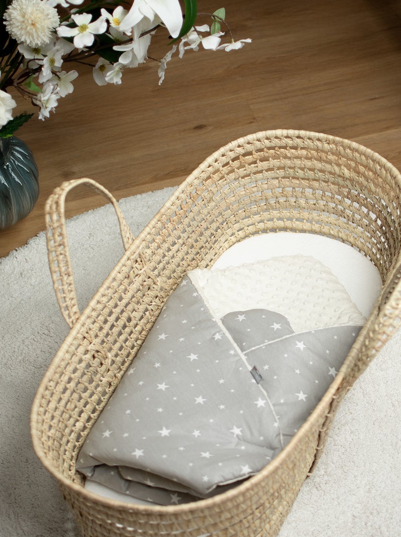 Saco de dormir de arrullo minky reversible, stella | SEVIRA KIDS Crudo - Kiabi