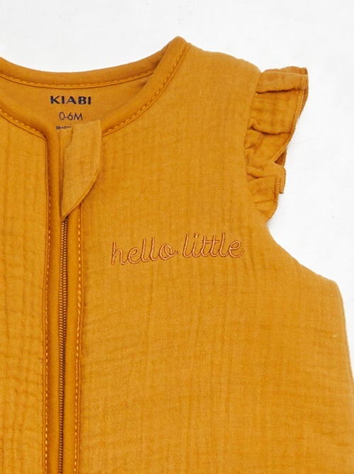 Saco de dormir de doble gasa de algodón sin mangas TOG 2 - Kiabi