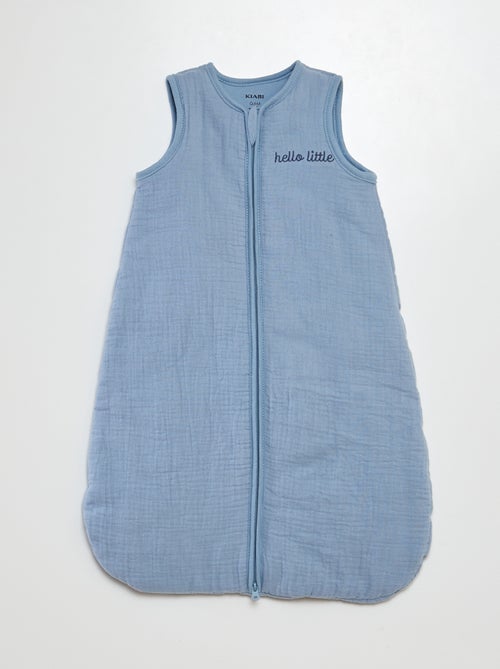 Saco de dormir de doble gasa de algodón sin mangas TOG 2 - Kiabi