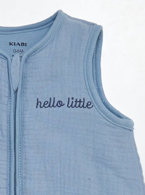 Saco de dormir de doble gasa de algodón sin mangas TOG 2 - Kiabi