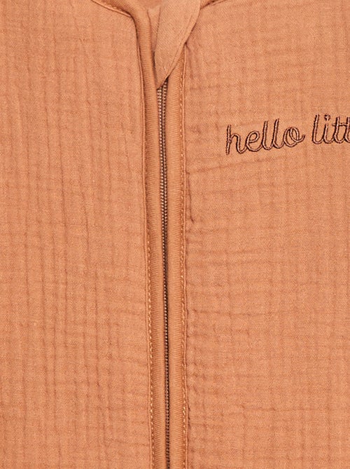 Saco de dormir de doble gasa de algodón sin mangas TOG 2 - Kiabi