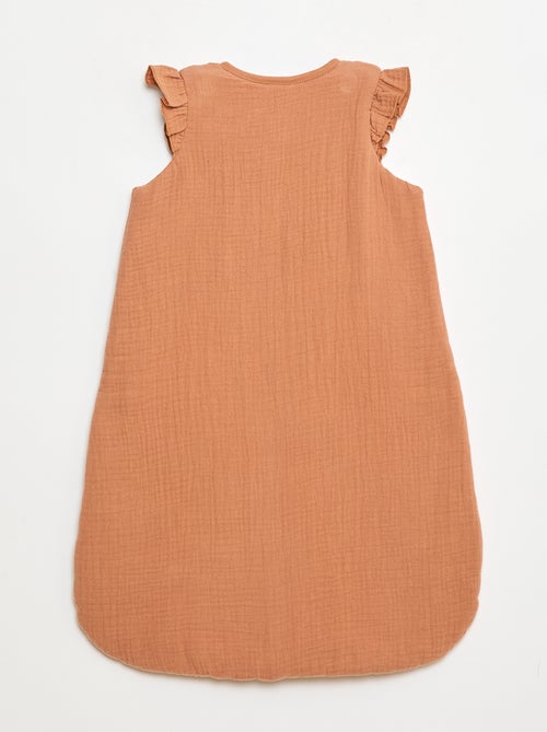 Saco de dormir de doble gasa de algodón sin mangas TOG 2 - Kiabi