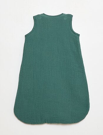 Saco de dormir de doble gasa de algodón sin mangas TOG 2