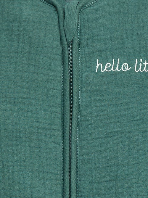 Saco de dormir de doble gasa de algodón sin mangas TOG 2 - Kiabi