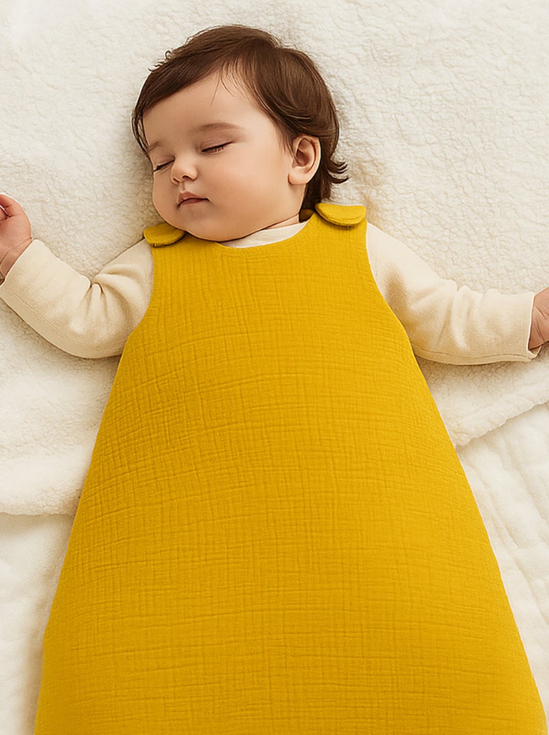 Saco de dormir de invierno de algodón orgánico Beige arcilla - Kiabi