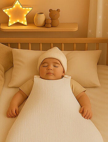 Saco de dormir de invierno de algodón orgánico