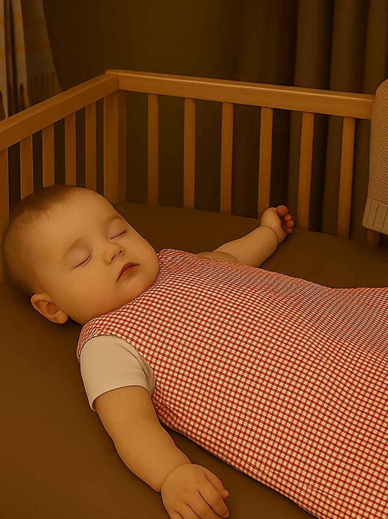 Saco de dormir de invierno de algodón orgánico Naranja - Kiabi
