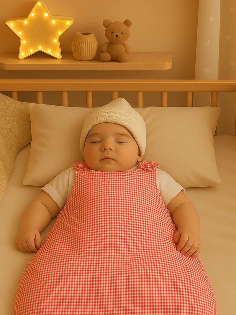 Saco de dormir de invierno de algodón orgánico Naranja - Kiabi