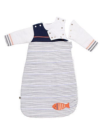 Saco de dormir de invierno para bebé con mangas extraíbles - SAUTHON