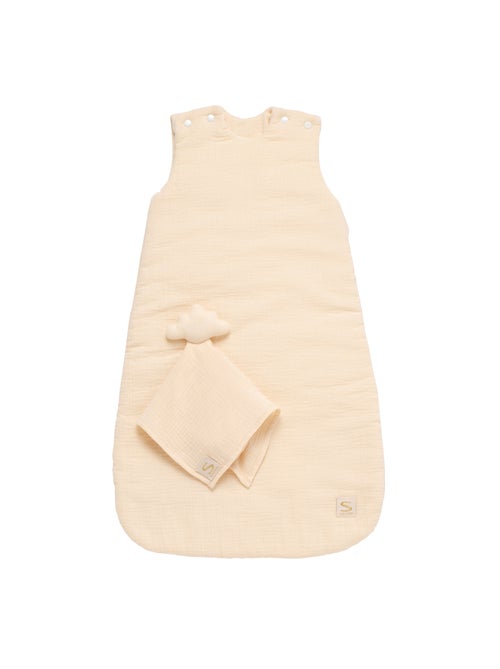 Saco de dormir de invierno para bebé de gasa doble de algodón y su edredón de - SAUTHON - Kiabi