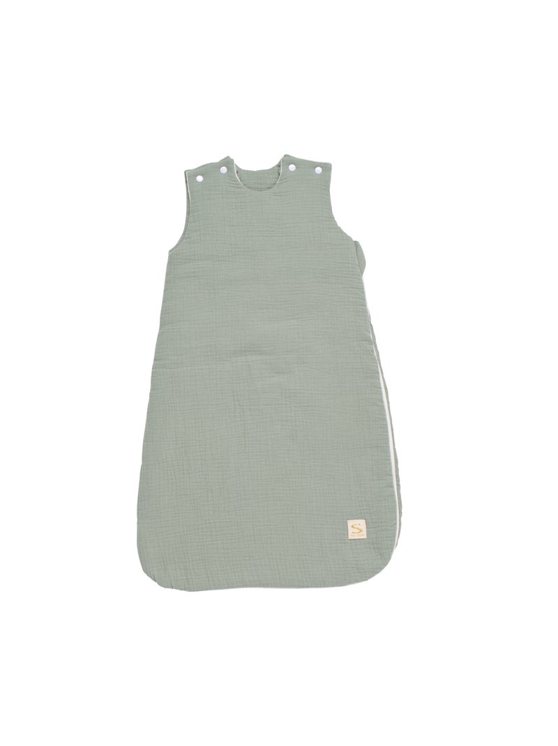 Saco de dormir de invierno para bebé de gasa doble de algodón y su edredón de - SAUTHON Verde - Kiabi