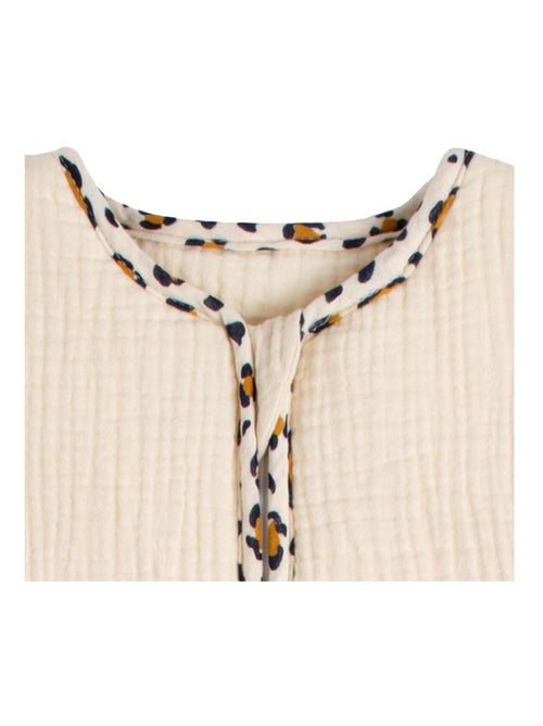 Saco de dormir de invierno para bebé en gasa de algodón con detalles de - SAUTHON - Kiabi