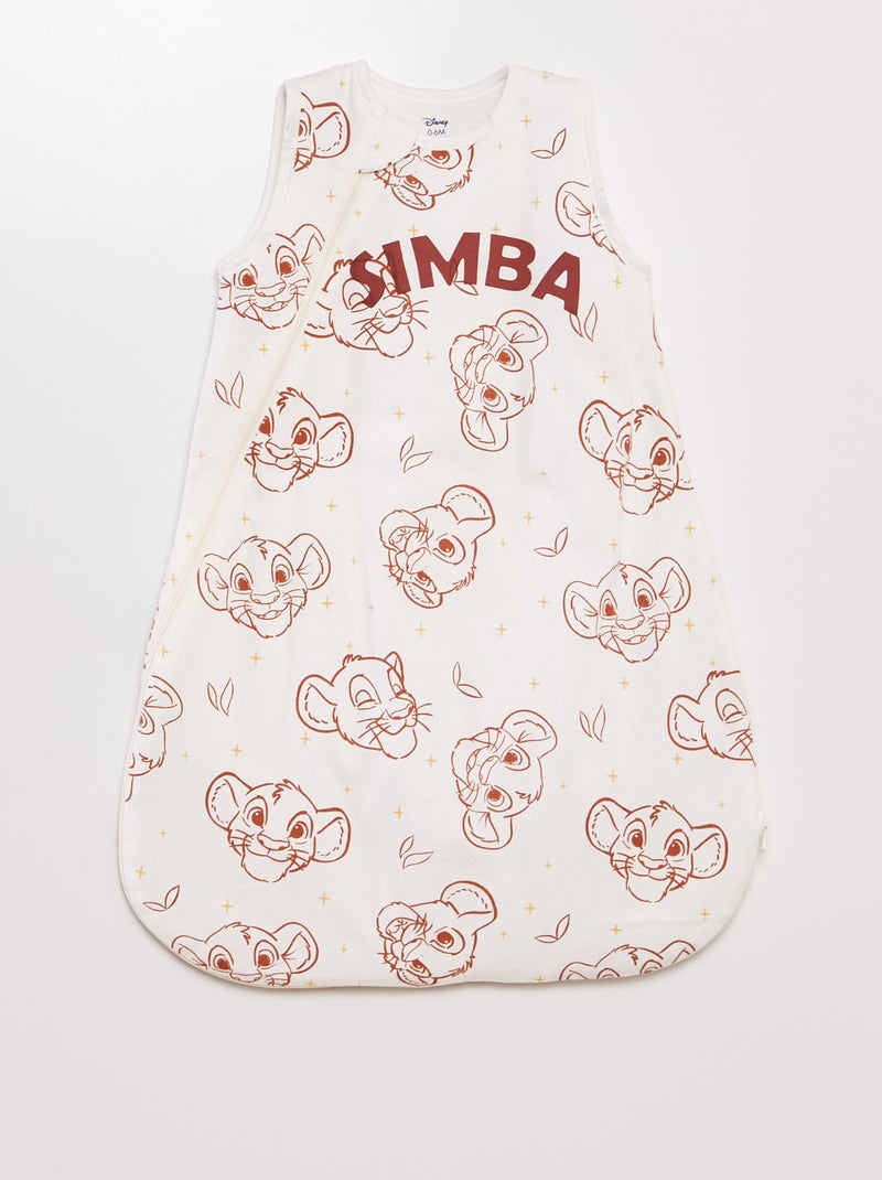 Saco de dormir de manga larga 'Simba' 'Disney' TOG 2 BLANCO - Kiabi
