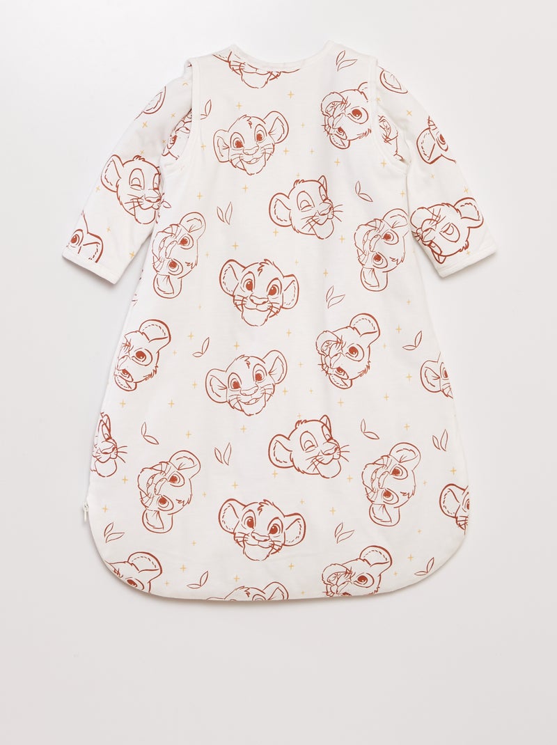 Saco de dormir de manga larga 'Simba' 'Disney' TOG 2 BLANCO - Kiabi