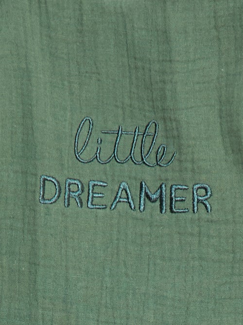 Saco de dormir de muselina de algodón con mangas desmontables TOG 2,5 - Kiabi