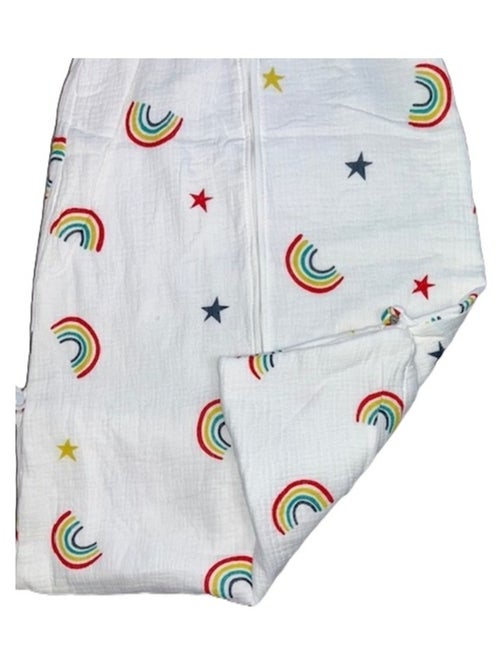 Saco de dormir de muselina ligero "RAINBOW" Les Chatounets - Kiabi