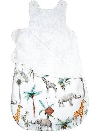 Saco de dormir de verano de algodón - tog 0,5 - safari | SEVIRA KIDS