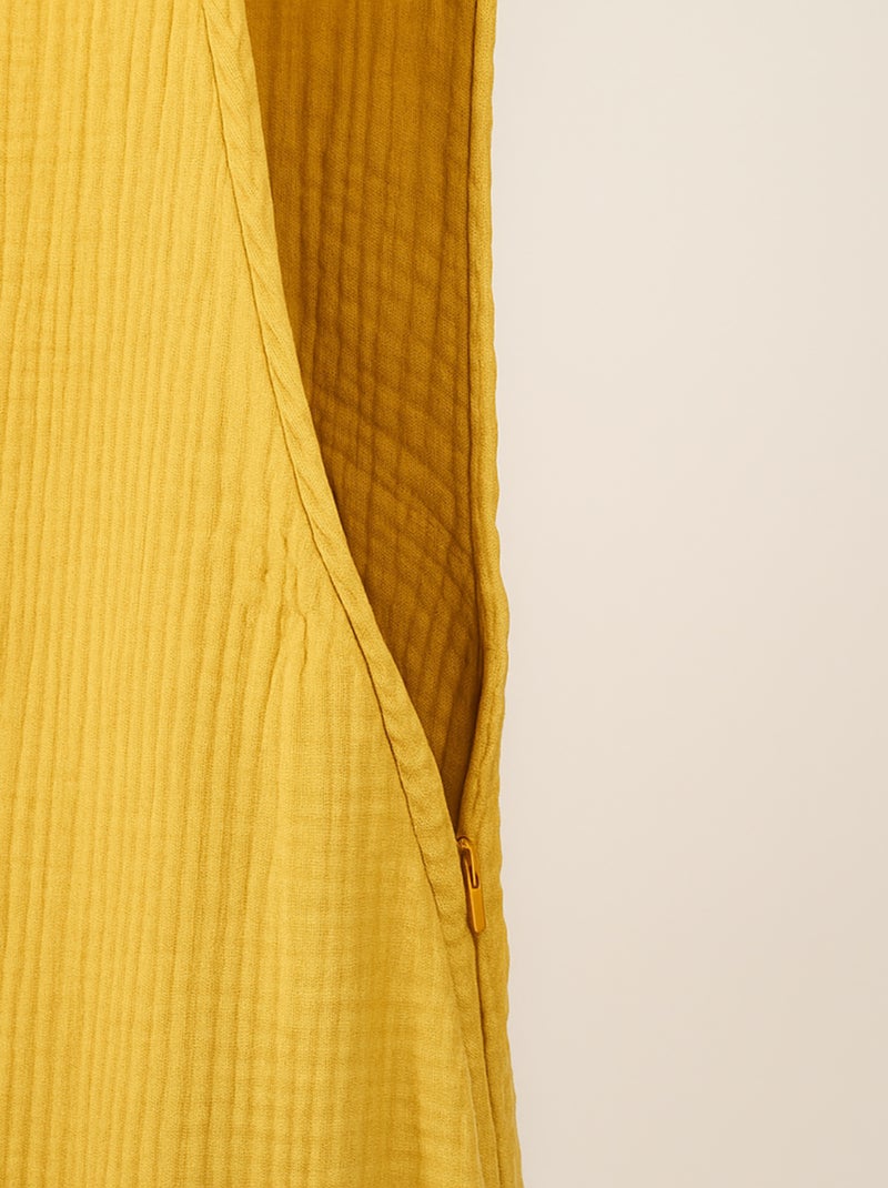 Saco de dormir de verano de algodón orgánico Beige arcilla - Kiabi