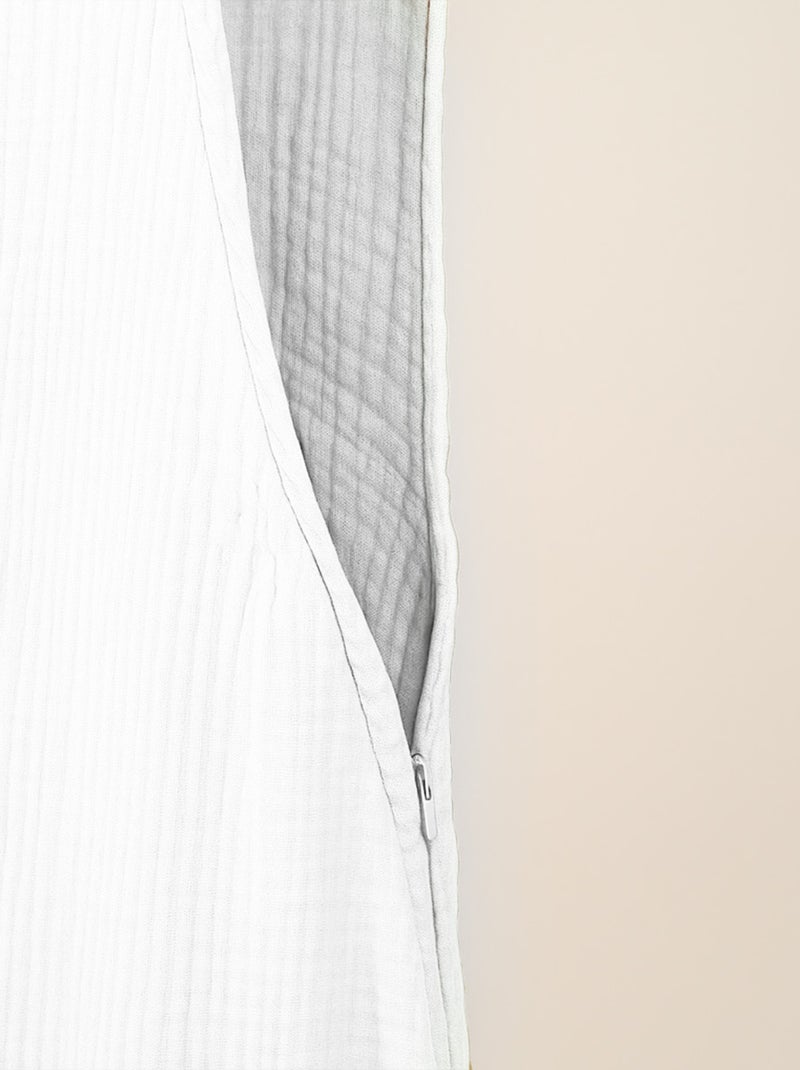 Saco de dormir de verano de algodón orgánico Blanco - Kiabi