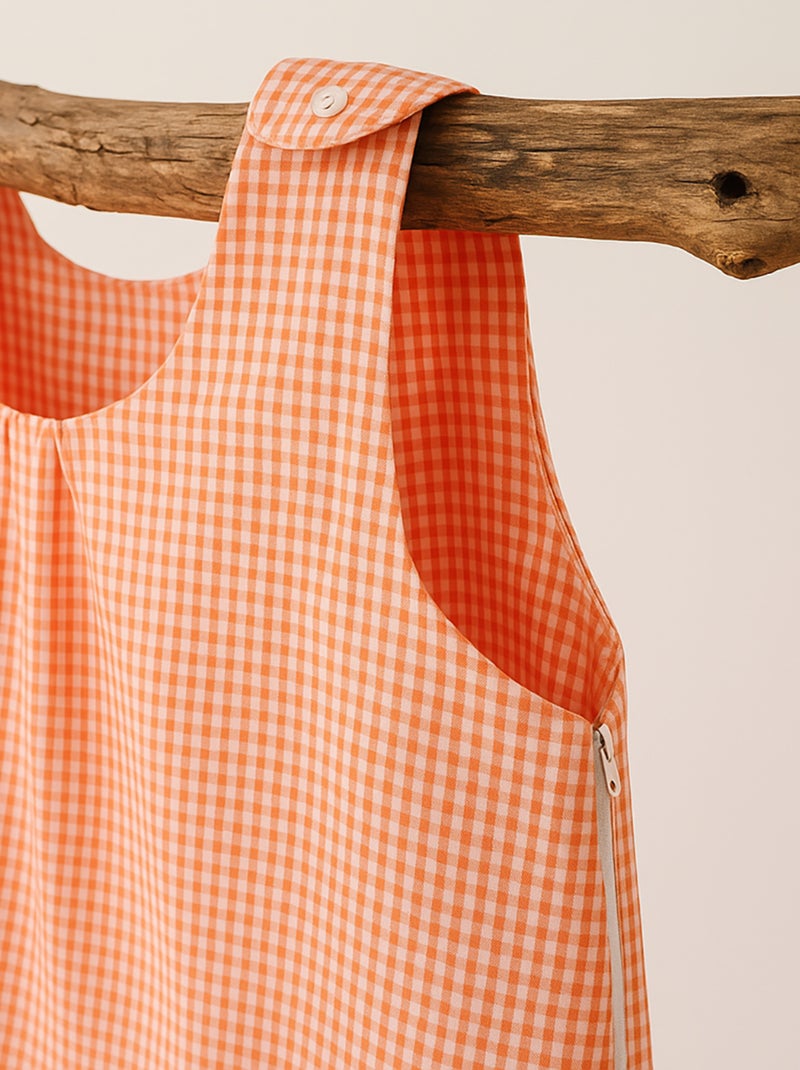 Saco de dormir de verano de algodón orgánico Naranja - Kiabi