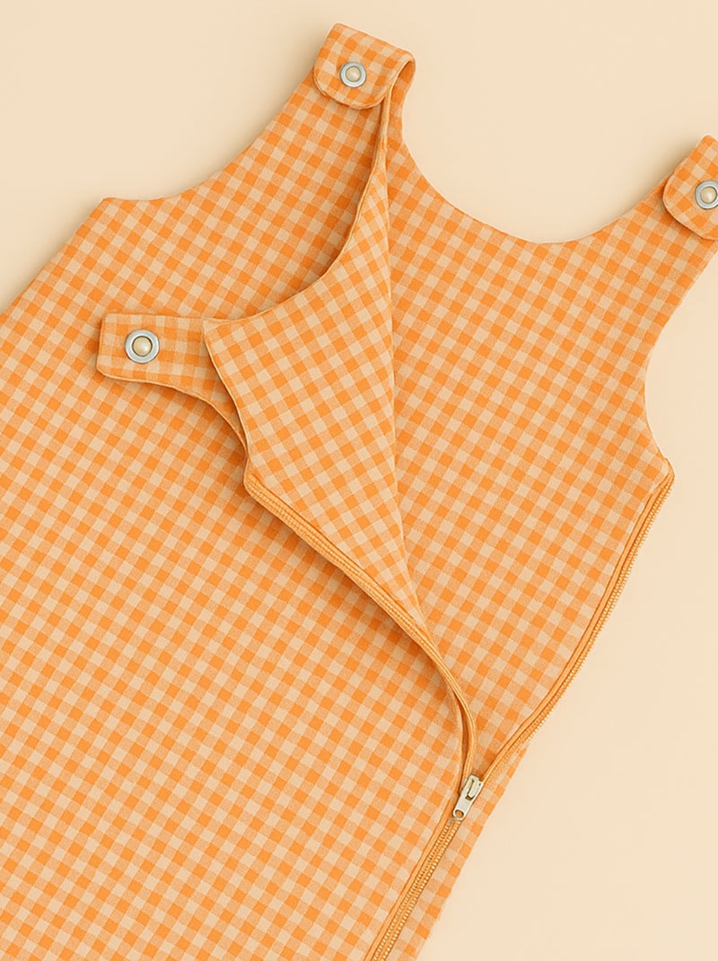 Saco de dormir de verano de algodón orgánico Naranja - Kiabi