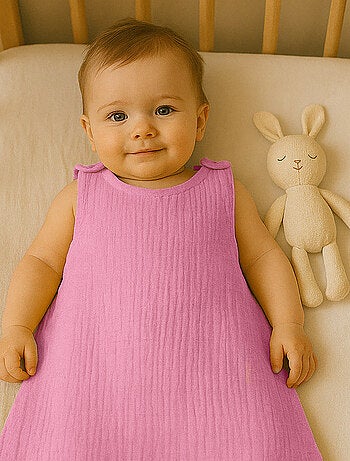 Saco de dormir de verano de algodón orgánico