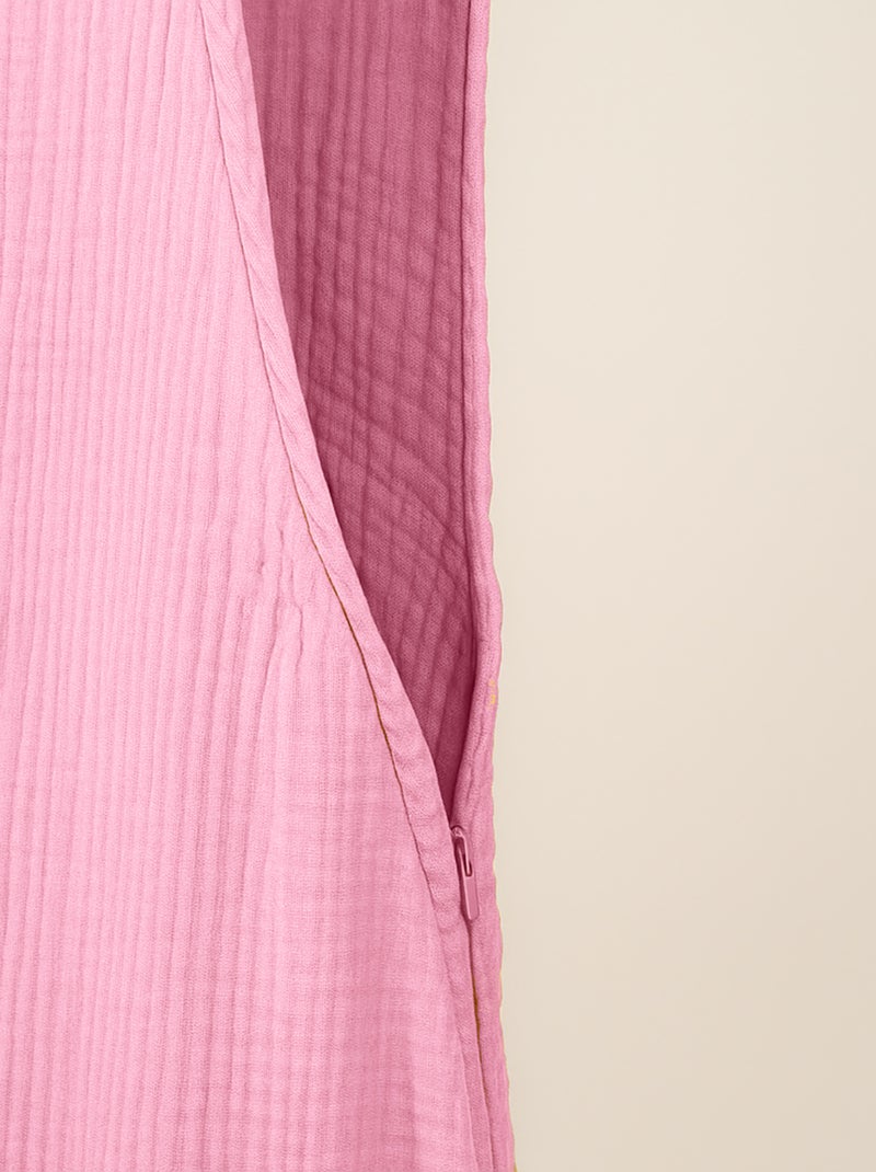 Saco de dormir de verano de algodón orgánico Rosa - Kiabi