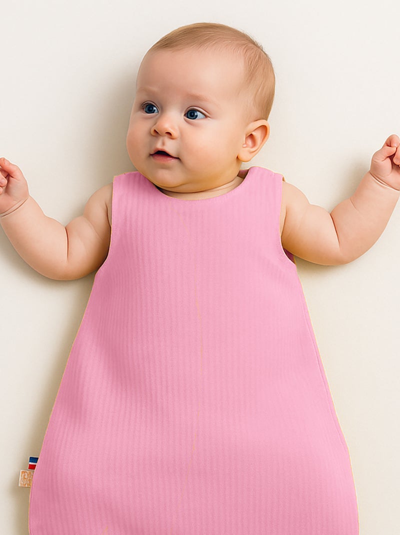 Saco de dormir de verano de algodón orgánico Rosa - Kiabi