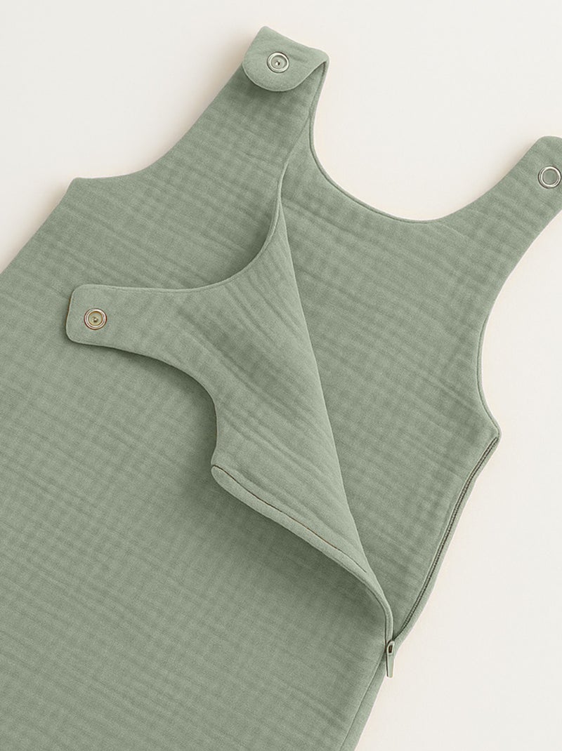 Saco de dormir de verano de algodón orgánico Verde - Kiabi