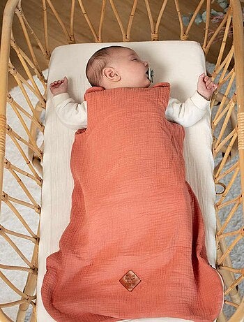 Saco de dormir de verano en gasa de algodón - tog 0.5 | SEVIRA KIDS