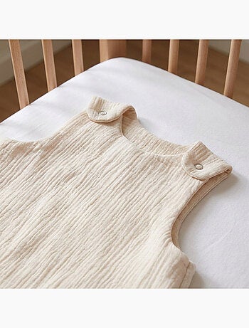 Saco de dormir de verano en gasa de algodón - tog 0.5 | SEVIRA KIDS