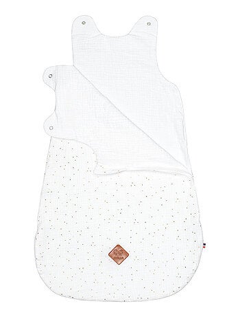 Saco de dormir de verano en gasa de algodón - tog 0.5 | SEVIRA KIDS