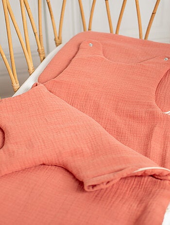 Saco de dormir de verano en gasa de algodón - tog 0.5 | SEVIRA KIDS