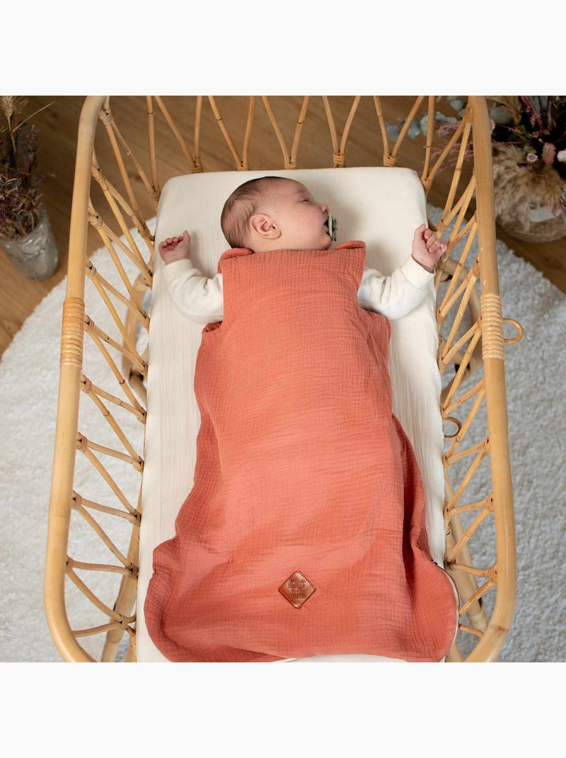 Saco de dormir de verano en gasa de algodón - tog 0.5 | SEVIRA KIDS Verde agua - Kiabi