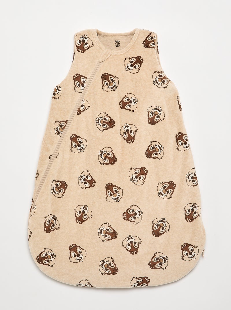 Saco de dormir 'Disney' de terciopelo Beige - Kiabi