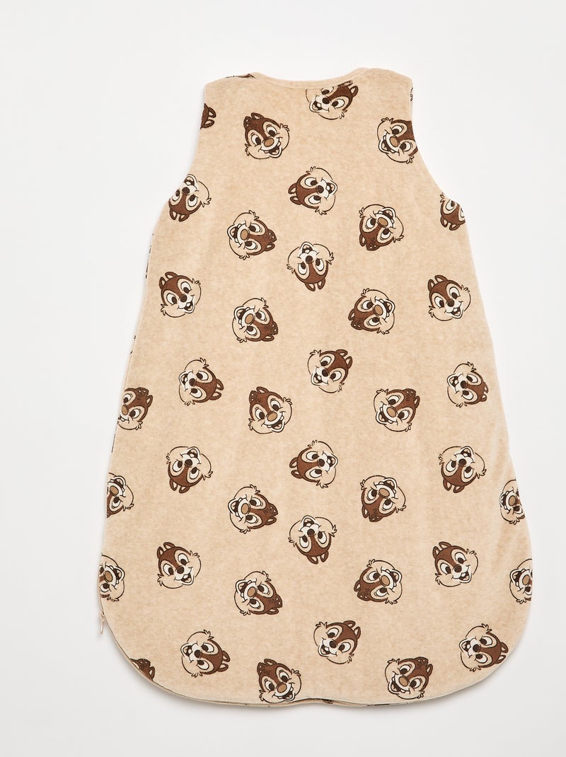 Saco de dormir 'Disney' de terciopelo Beige - Kiabi