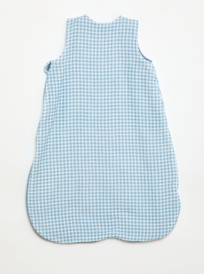 Saco de dormir estampado sin mangas Azul - Kiabi
