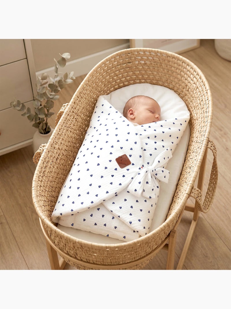 Saco de dormir evolutivo para bebé de doble gasa | SEVIRA KIDS Azul - Kiabi