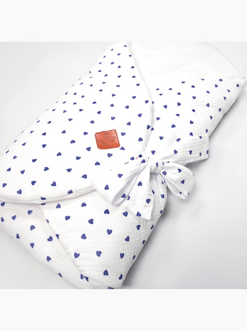 Saco de dormir evolutivo para bebé de doble gasa | SEVIRA KIDS Azul - Kiabi