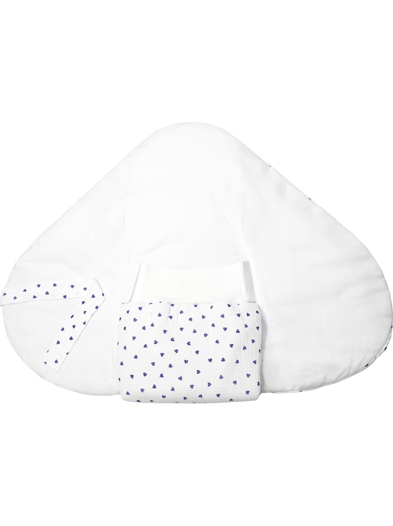 Saco de dormir evolutivo para bebé de doble gasa | SEVIRA KIDS Azul - Kiabi