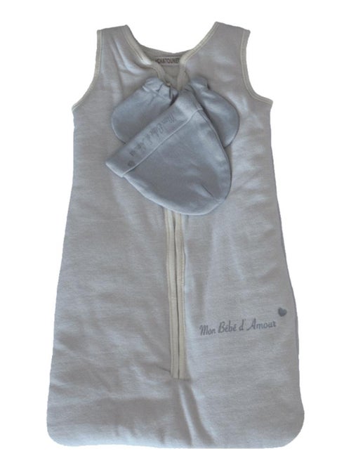 Saco de dormir + gorro + manoplas Les Chatounets - Kiabi