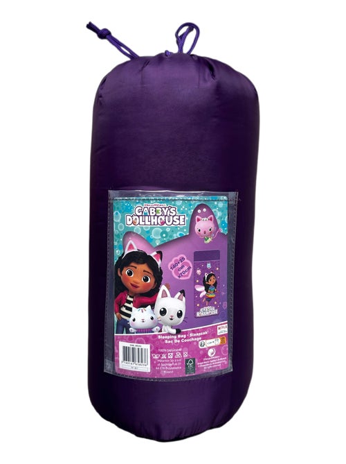 Saco de dormir infantil Gabby y La Casa Mágica, cama supletoria 165 x 70 cm - Kiabi